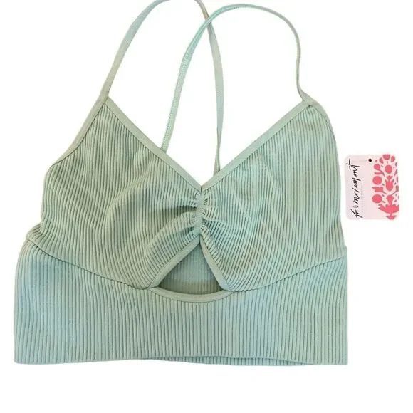 FP Movement Women's Free Throw Strappy Back Cutout Crop Tank Size XS - Picture 4 of 6